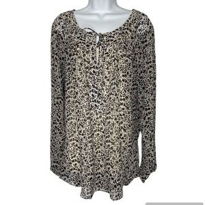 Daisy Fuentes Raglan Peasant Blouse W/Cami NWT